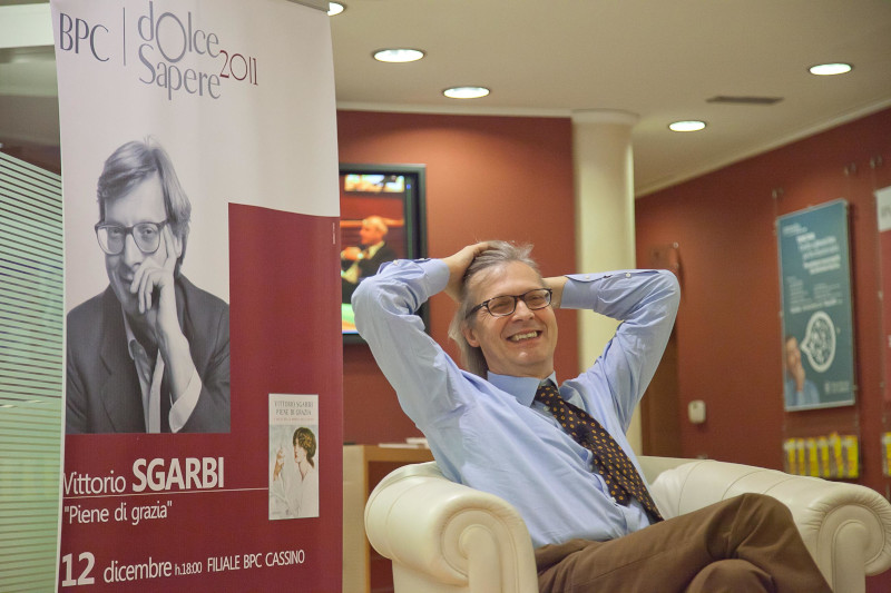 Vittorio Sgarbi ospite di Dolce Sapere