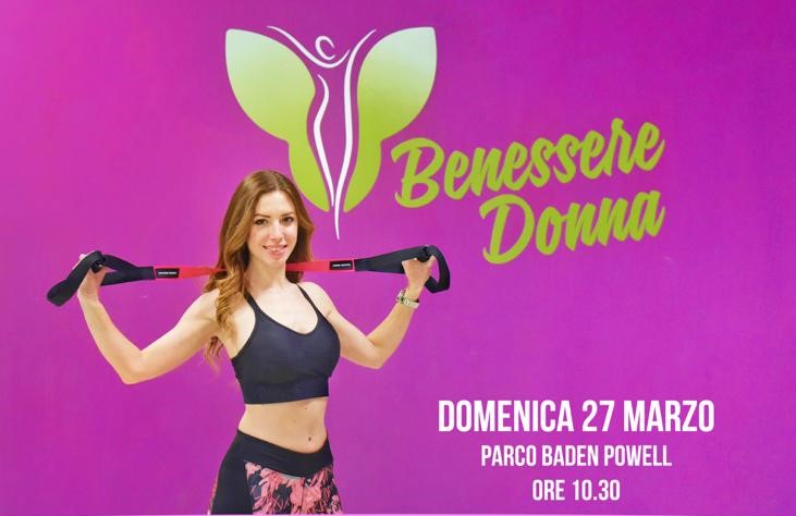 Locandina dell'evento Benessere Donna con data e luogo.