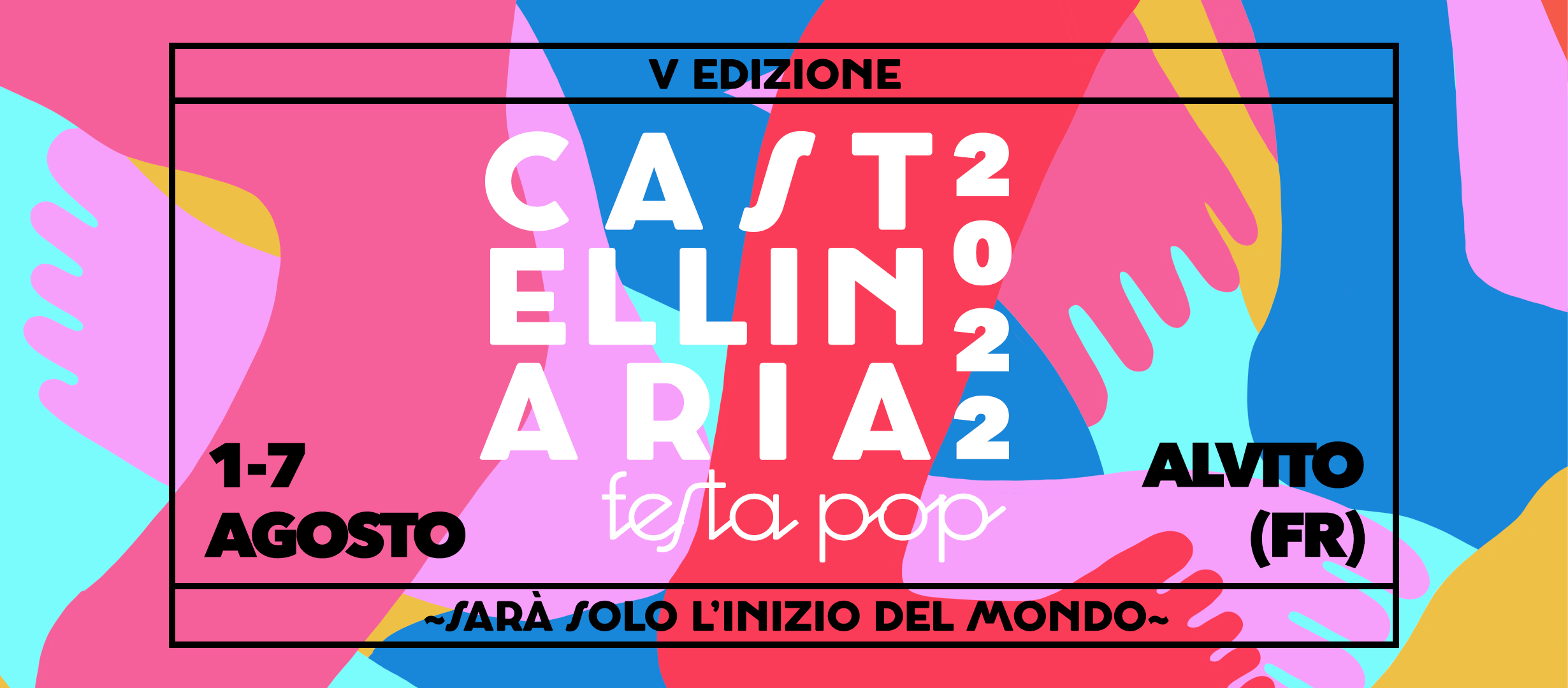 Locandina dell'evento CastellinAria 2022, 1-7 agosto, Alvito (FR).