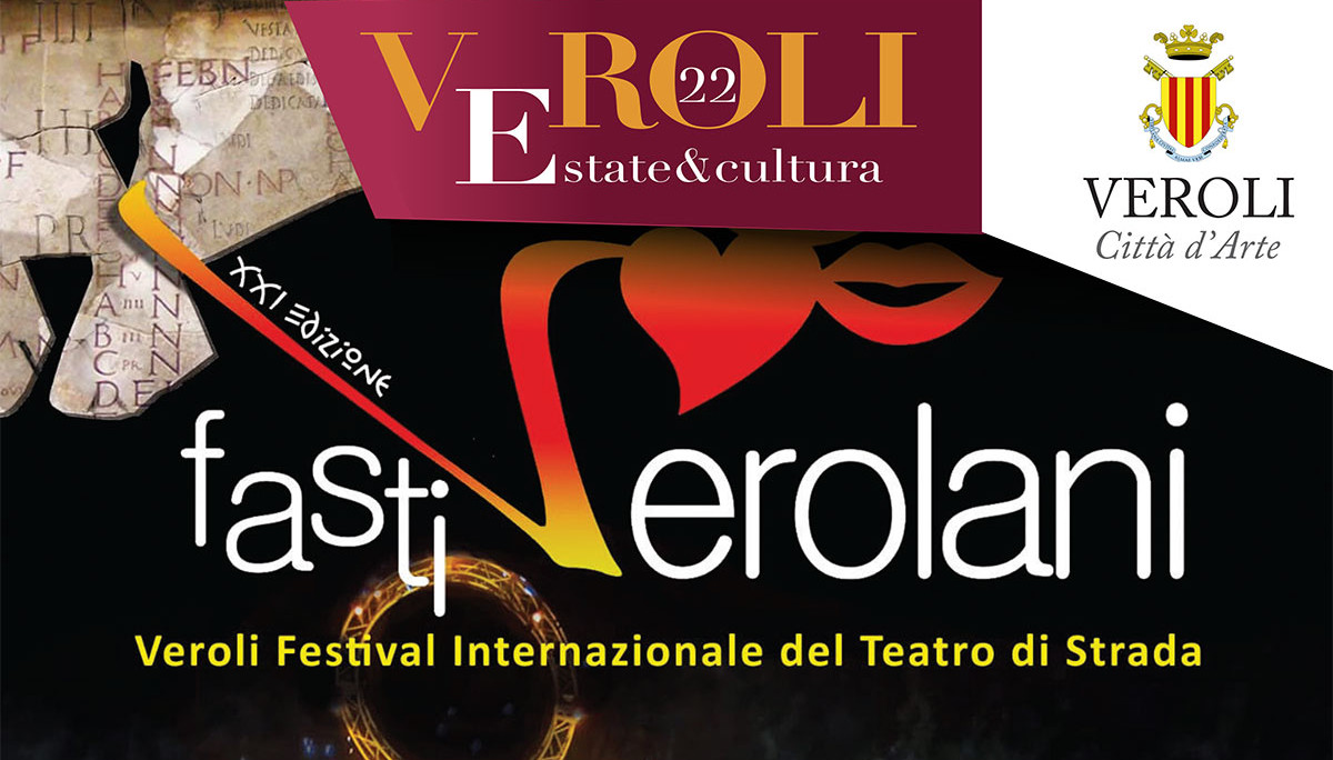 Manifesto del Festival Internazionale del Teatro di Strada Fasti Verolani 2022.