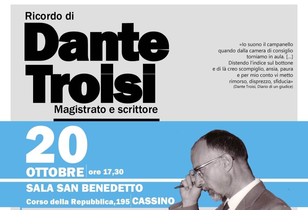 Ricordo di Dante Troisi – Magistrato e scrittore